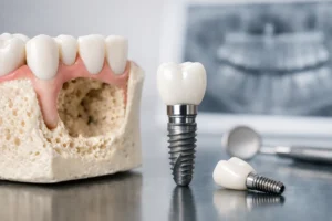 Falta de hueso para implantes dentales