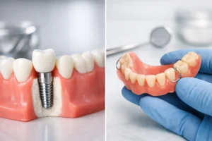 Implante dental o prótesis removible: qué elegir